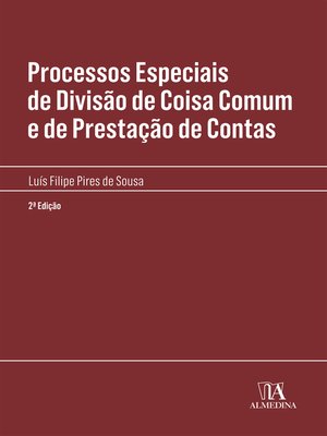 cover image of Processos Especiais de Divisão de Coisa Comum e de Prestação de Contas